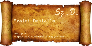Szalai Daniella névjegykártya