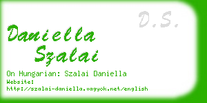 daniella szalai business card